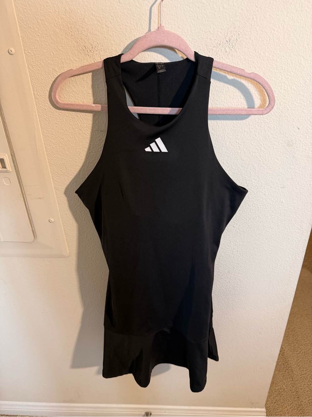 Adidas Women’s Black Tennis Dress Racerback Athletic Size Medium